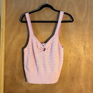 Abercrombie & Fitch size XL pink knitted top